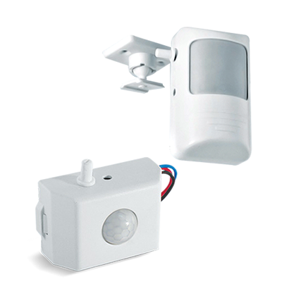 Sensores de presença infravermelhos, Sensores de barreira infravermelhos, Sensores magnéticos de porta e janela